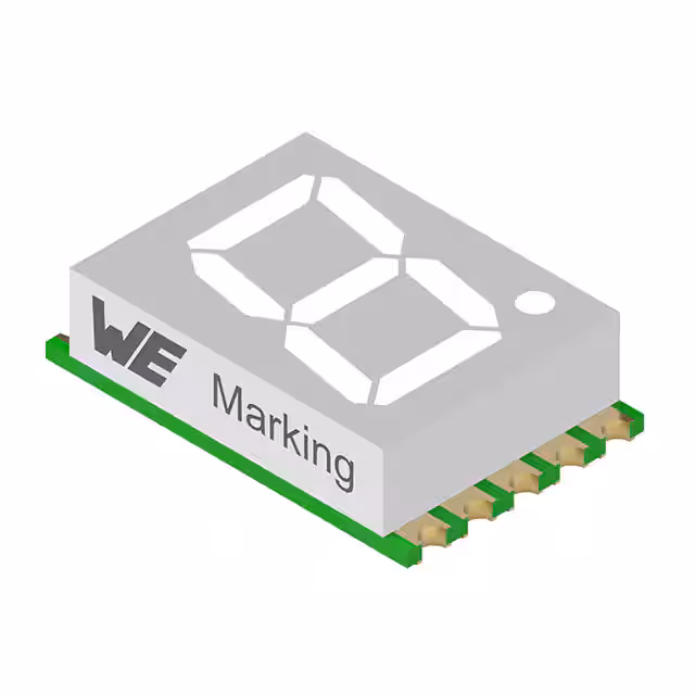157121S12700 Würth Elektronik  Modules d'affichage - Caractères et chiffres à LED